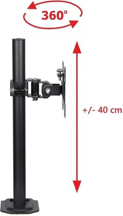 Biurkowy Uchwyt Do Monitora Obrotowy Led/Lcd 10-29” 8Kg Vx-21M