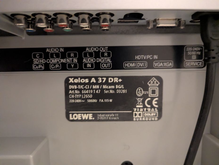 Телевізор Loewe Xelos A37 DR+, made in Germany