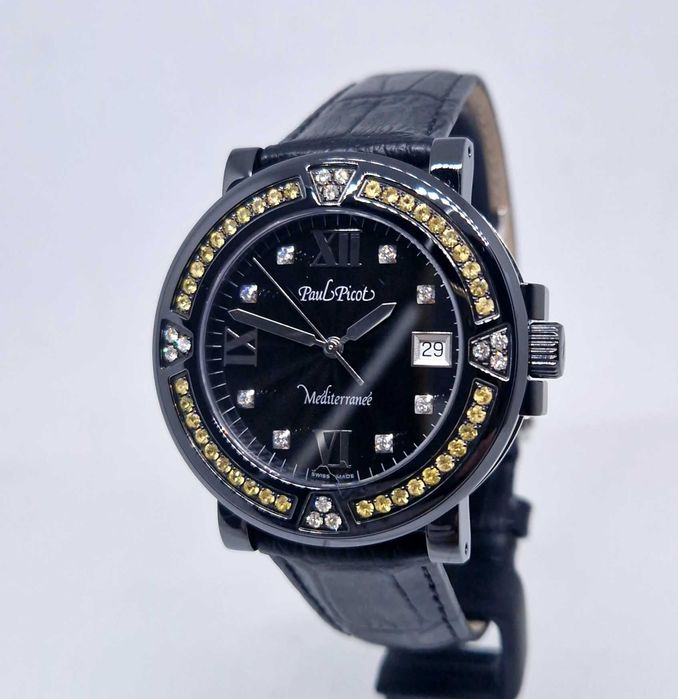 Promocja  Paul Picot Mediterranee P4106N.20D12SJ40 Diamonds sapphires