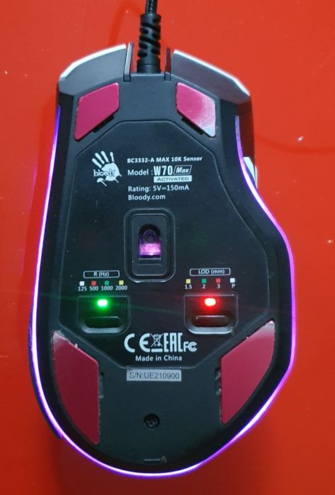 Миша Bloody W70 Max Panda White
