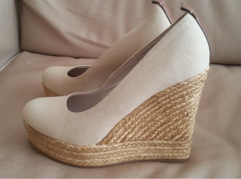 Nowe ALDO na koturnach rozmiar 39 espadryle
