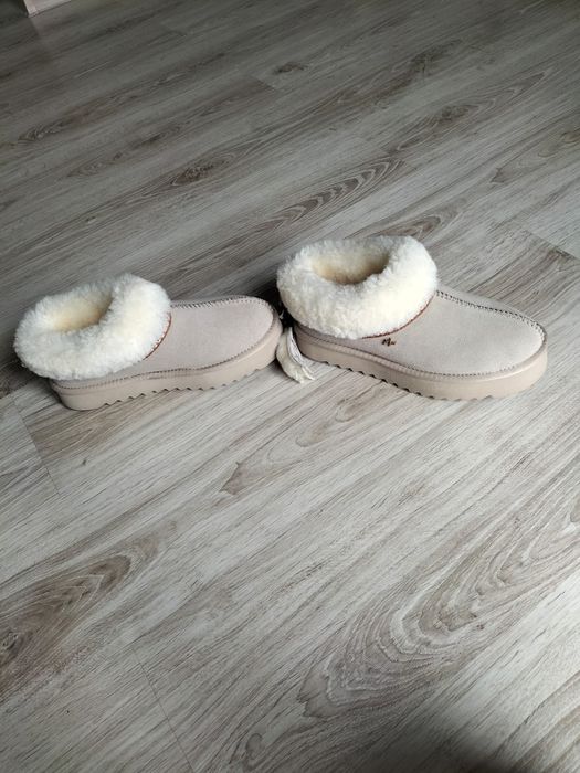 Buty ocieplane, klapki