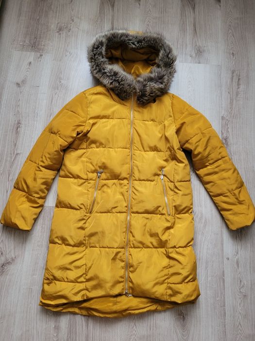 Kurtka zimowa musztardowe M Carry Casual