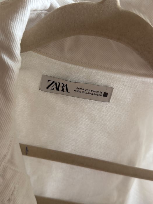 Біла джинсовка zara