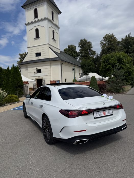 Auto Samochód do ślubu Mercedes benz E klasa w214 AMG
