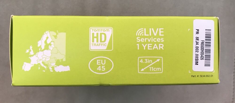 Tomtom via live 120 (Europa, EUA, N. Zelandia)