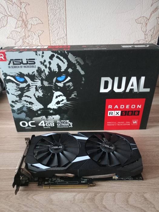Karta graficzna ASUS Radeon RX 580 4GB | 100% Sprawna, Pudełko!