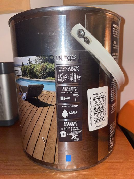 Protetor madeira exterior V33 INCOLOR Mate  2.5L