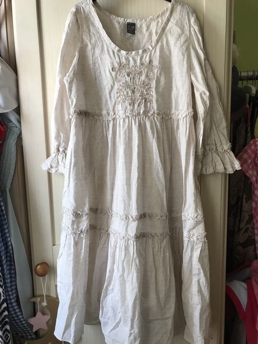 Vestido Zara 9-10 anos linho algadao Pinhal Novo •