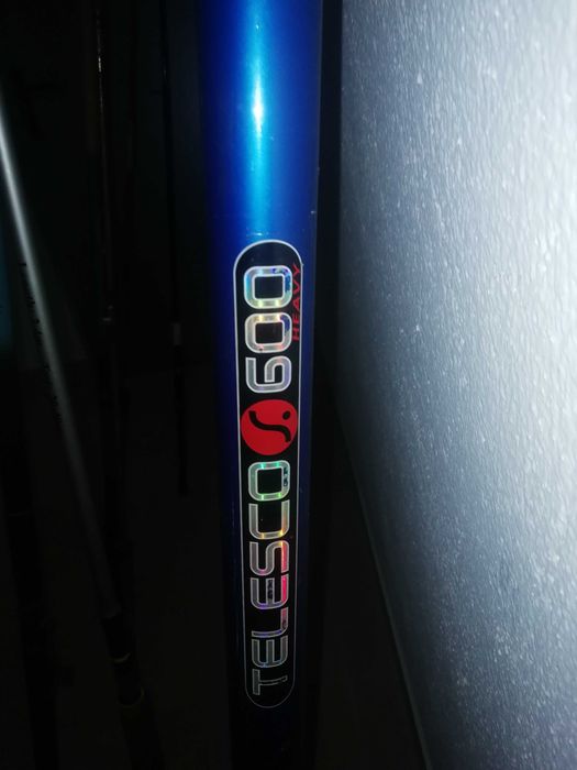 Conjunto de 7 canas de pesca