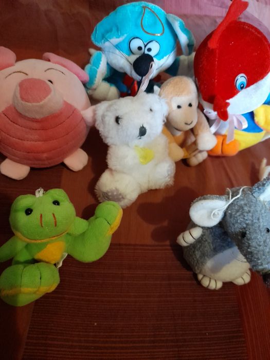 М'які ігрвшки б/в 8 шт.