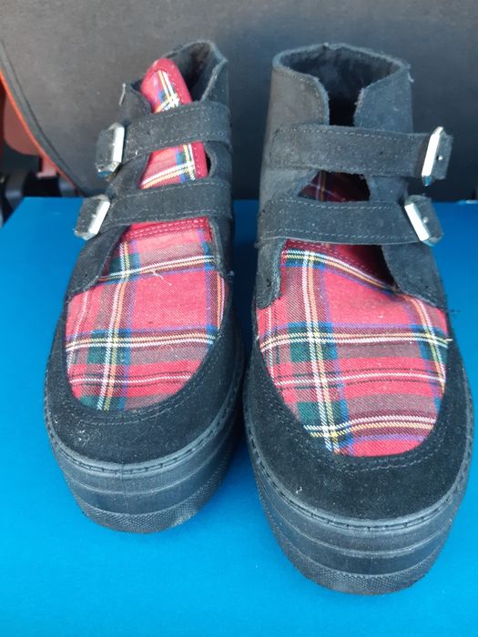 Sapato- bota tartan