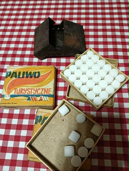Kuchenka Turystyczna Palnik + Paliwo Stałe Tabletki PRL Esbit Espefa