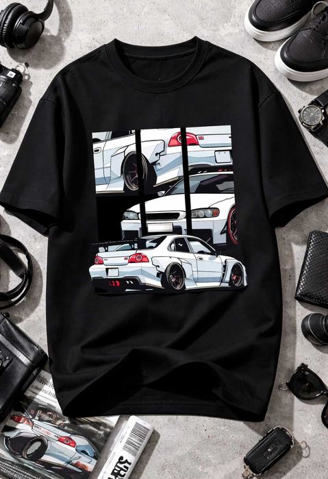Koszulka Nissan JDM Skyline R34 – streetwear / drift / car culture
