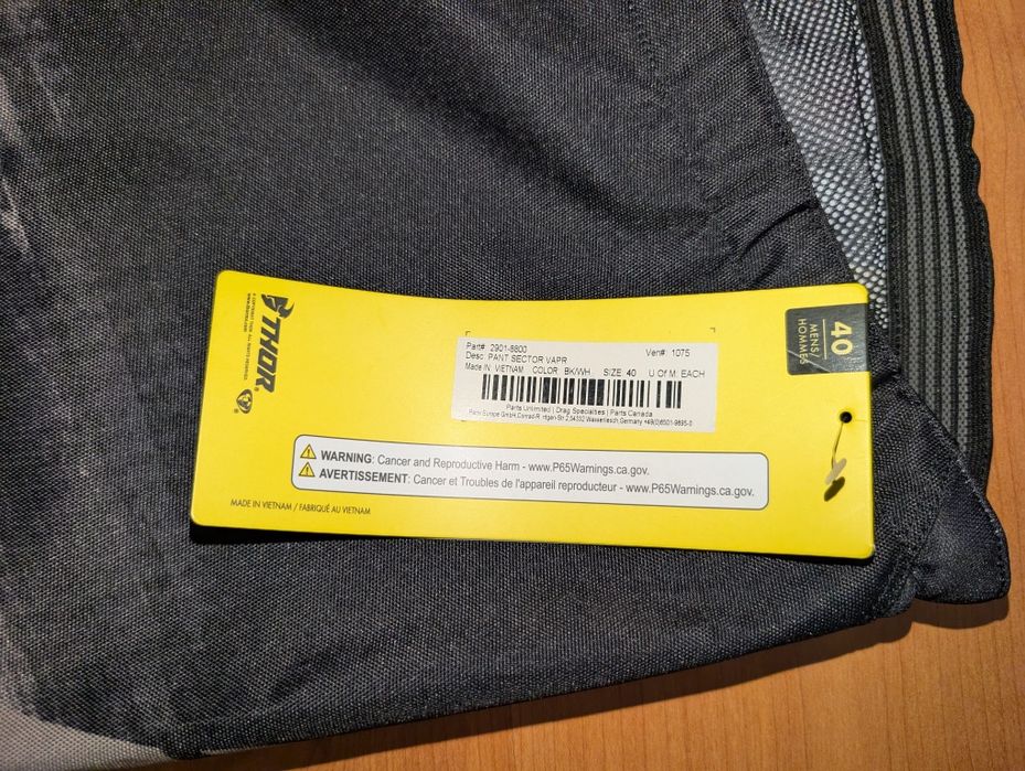 Calças de enduro da marca THOR