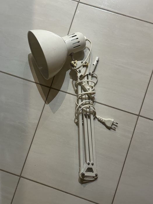ikea tertial lampa lampka biurkowa do zamontowania