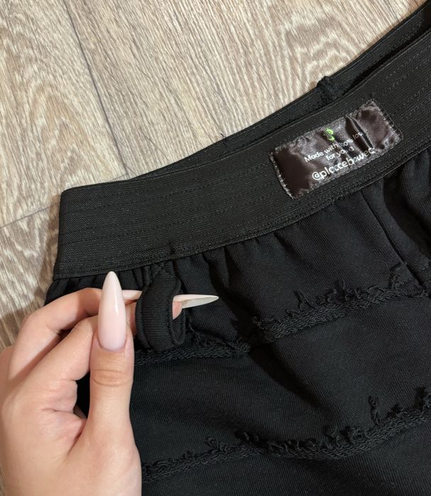 Шорты placcebowear широкие черные