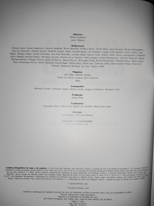 Livro Memória do Mundo