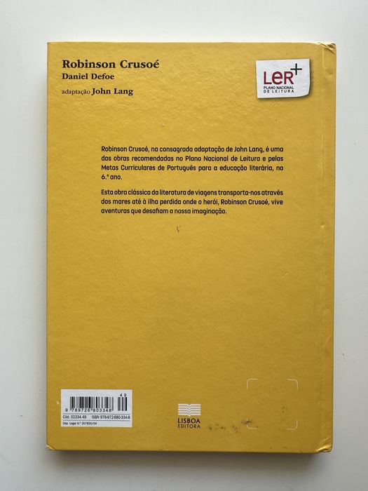 Robinson Crusoé de Daniel Defoe