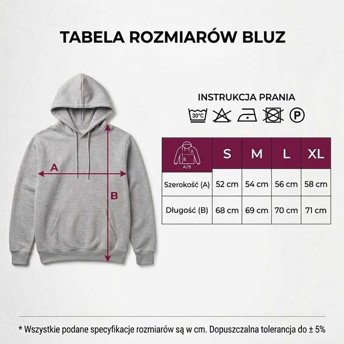 OKI 47 Bluza z Kapturem Koncertowa Merch Nowa Unisex XL