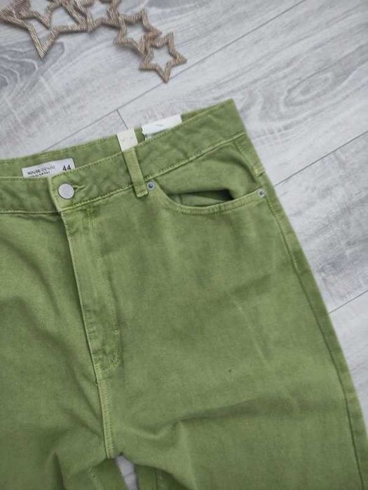 *House* jeansy straight high waist wide leg nowe_44