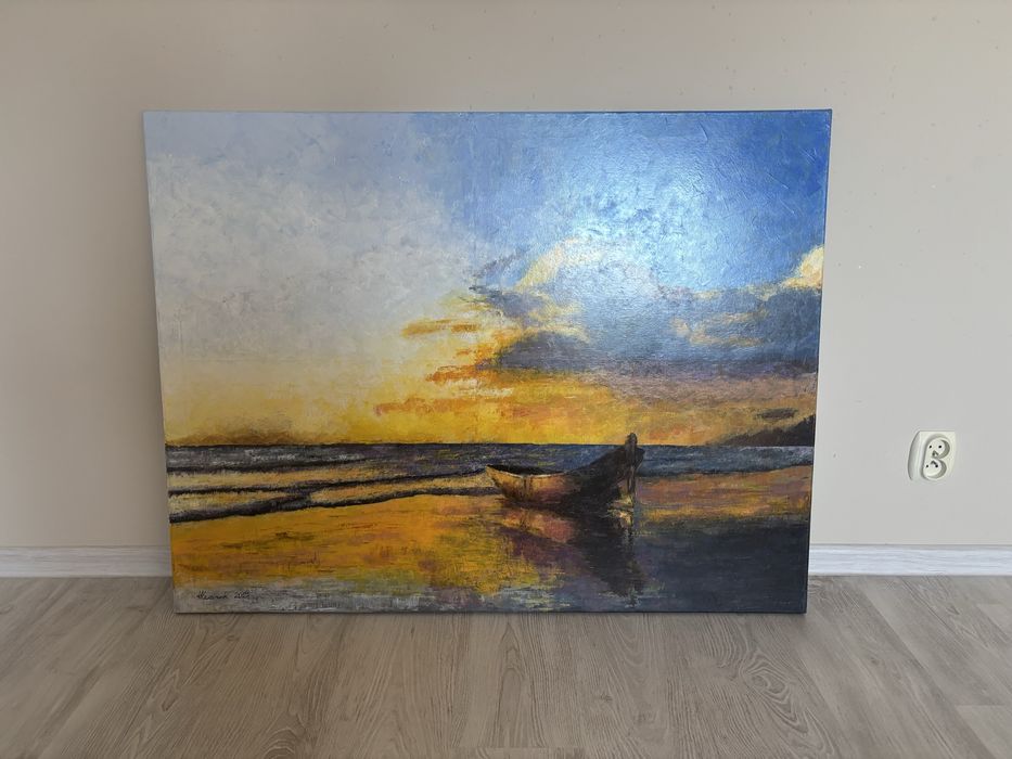 Obraz - pejzaż, akryl na płótnie  88/115cm