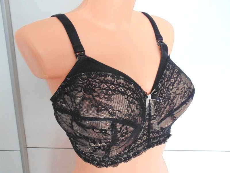 Panache nowy miękki elegancki biustonosz z koronką do karmienia 70GG