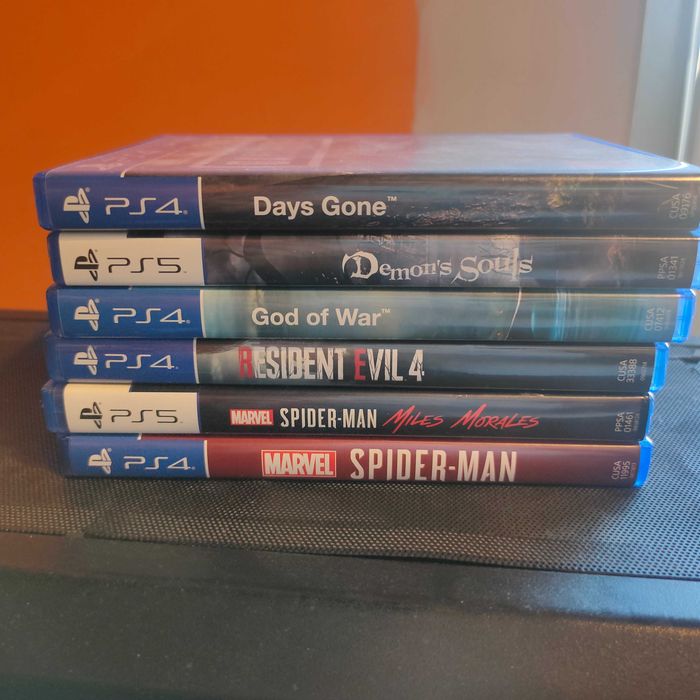Gry na ps4/5 w wersji pudełkowej