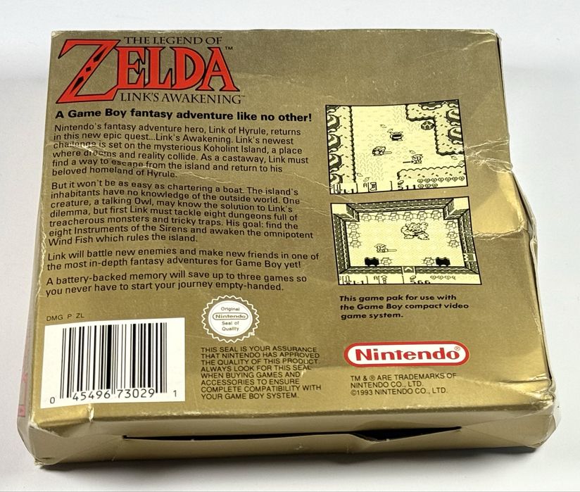 The Legend Of Zelda Link’s Awakening Nintendo Game Boy