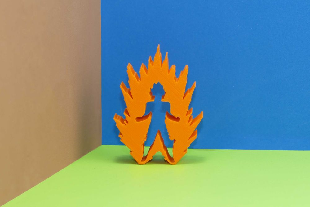 Dragon Ball Silhueta Super Saiyan