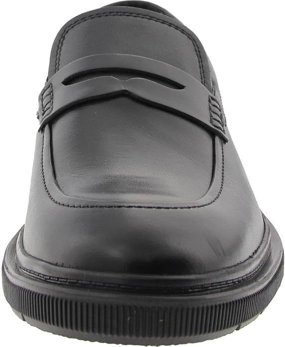 Clarks czarne mokasyny ze skóry naturalnej na podeszwie gumowej 42 16aa