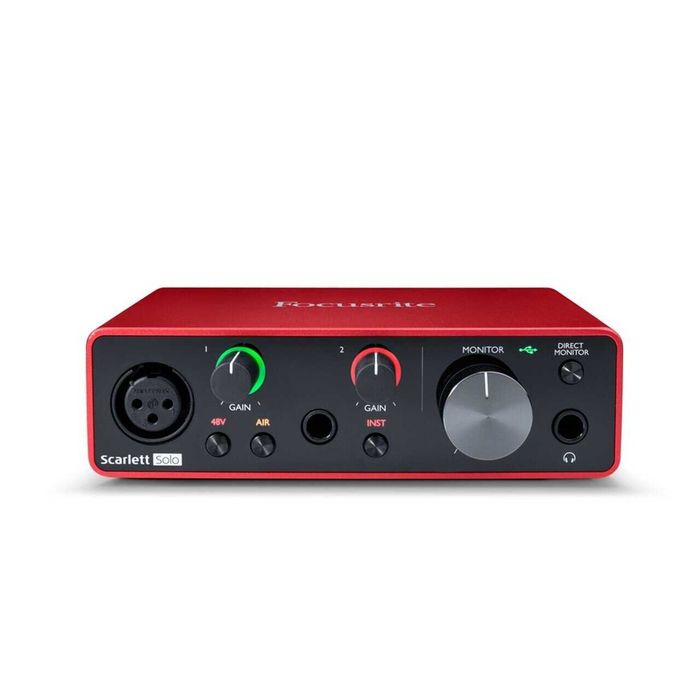 Звукова карта Focusrite Scarlett Solo 3rd Gen (USB аудіоінтерфейс)