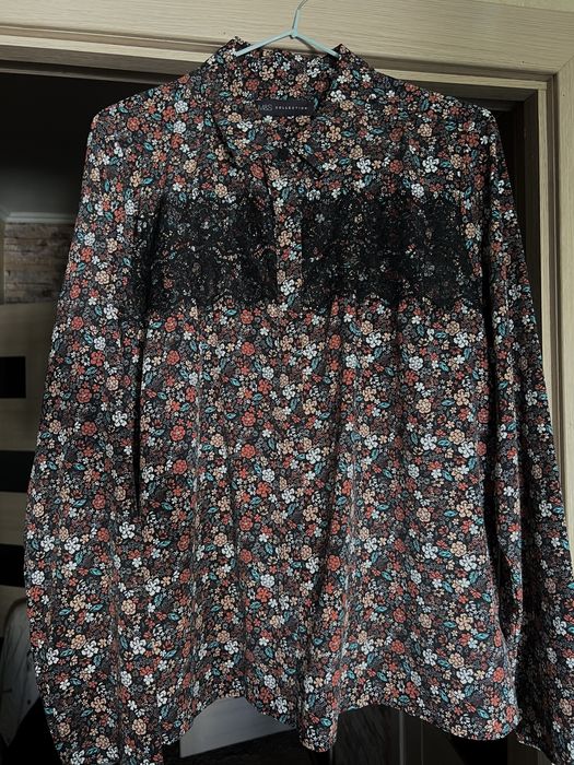 Жіноча блуза/сорочка з мереживом Marks&Spencer