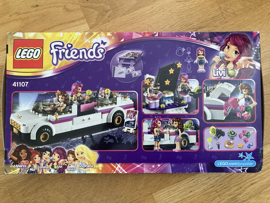 LEGO 41107 Friends, Limuzyna gwiazdy POP