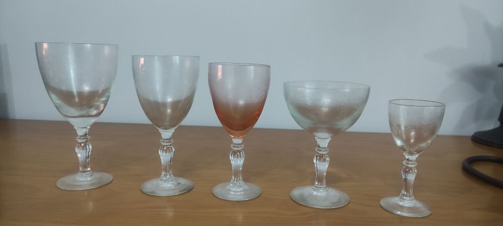 Copos de enxoval, modelo retro