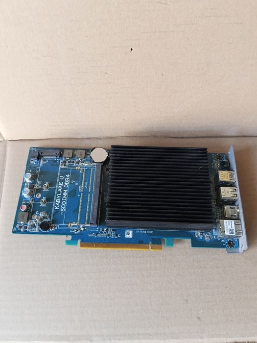 Karta CPU Card Intel Kaby Lake-U SODIMM DDR4 PCIe SBC Przemysłowa