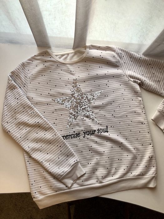 світшот жіночий білий