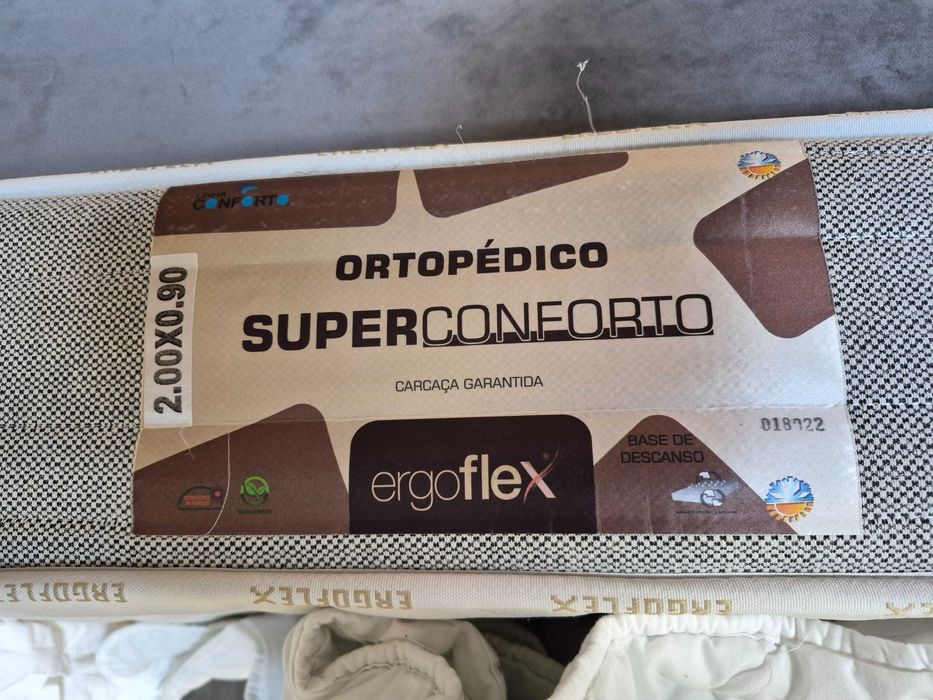 Colchões Ortopédicos Ergoflex Super Conforto (Excelente Estado)