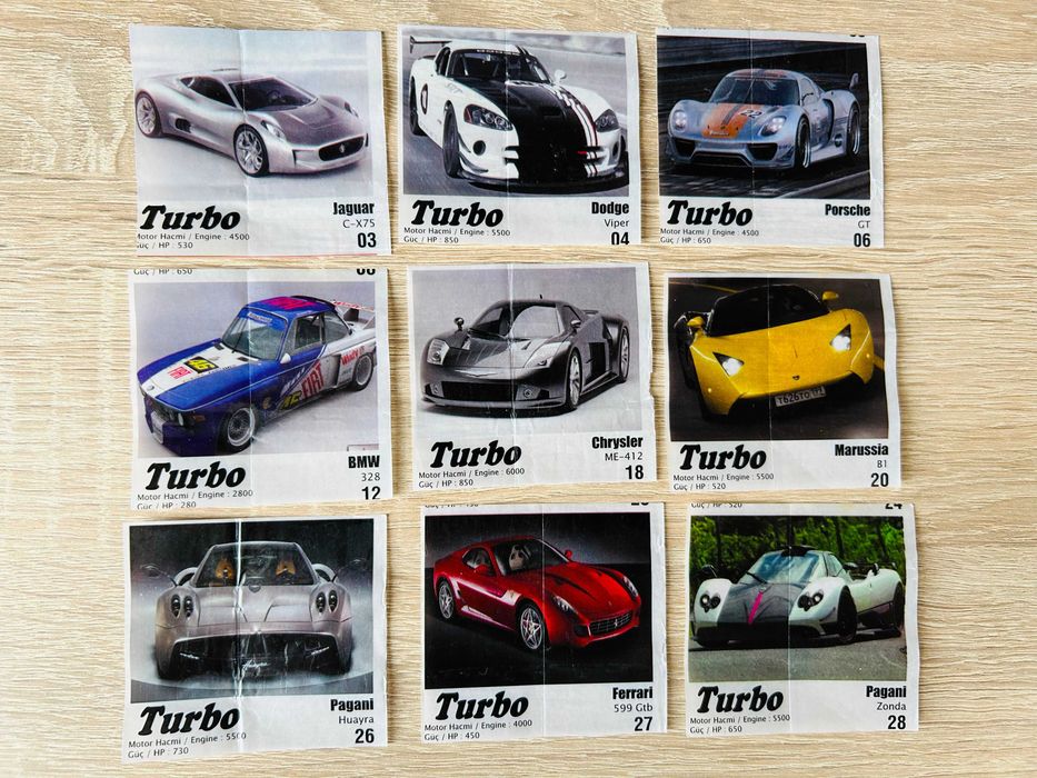 Obrazki z gum Turbo Mert K&M