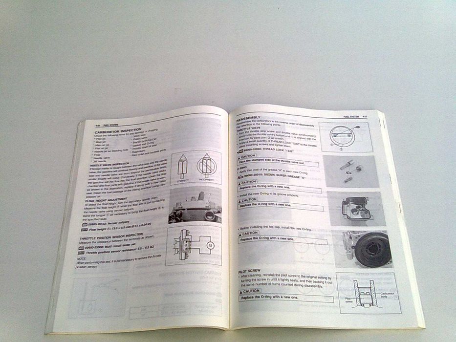 Official Suzuki Bandit GSF 1200S - GSF 1200 Technical Manual64740478770817121