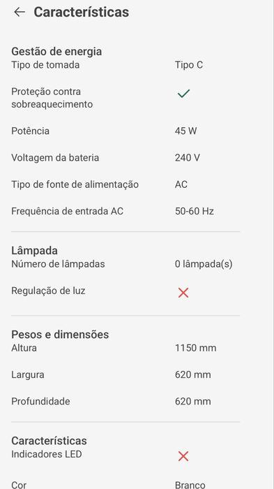 Ventoinha de pé | Tristar