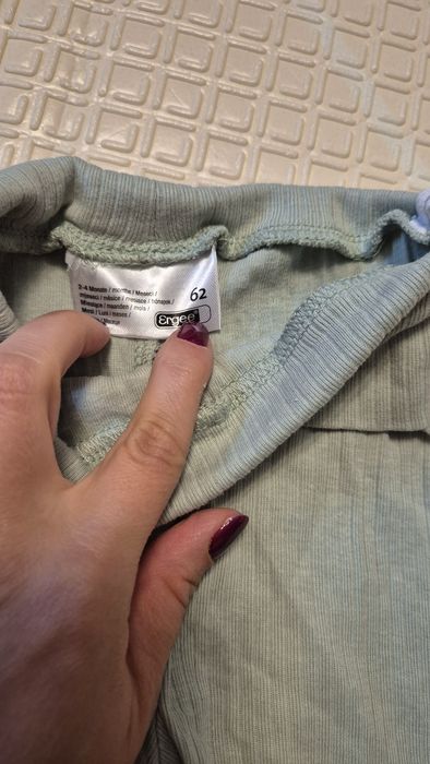 Zestaw komplet Bluza Ergee beżowa smok legginsy dla chłopca rozm. 62