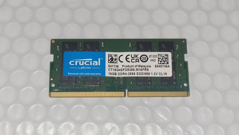 Ddr4 16gb 2666 Crucial для ноутбука