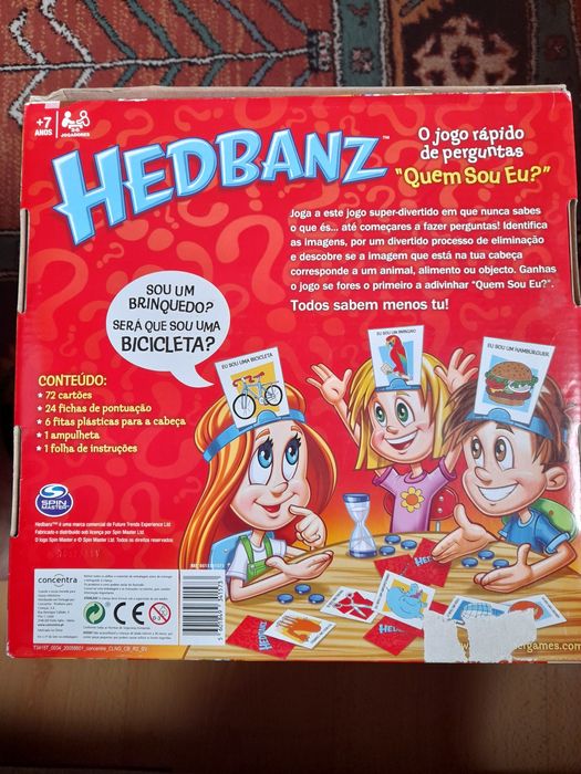 Jogo Tabuleiro Hedbanz - Oferta de portes
