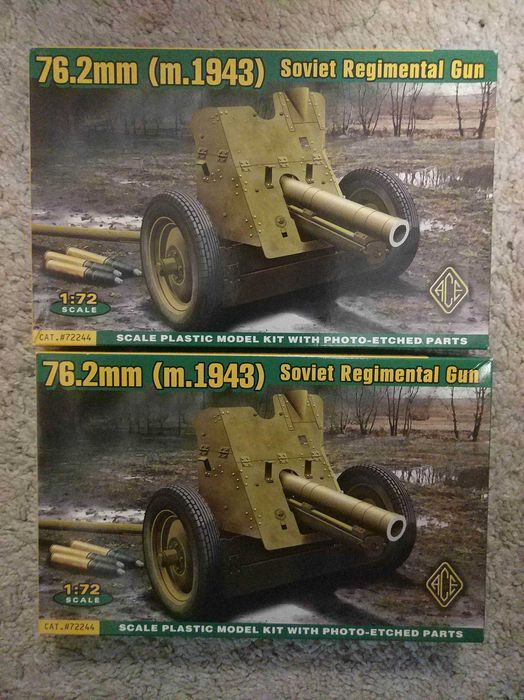 ACE 72244 Soviet 76mm Regimental Gun Mod. 1943, za 1 szt!