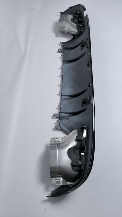 Mercedes W205 C205 Dyfuzor Tylnego Zderzaka Spoilery Czarny Połysk