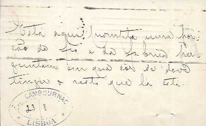 Bilhete Postal Particular Antigo 1923 - TINTURARIA CAMBOURNAC - LISBOA - selo ceres