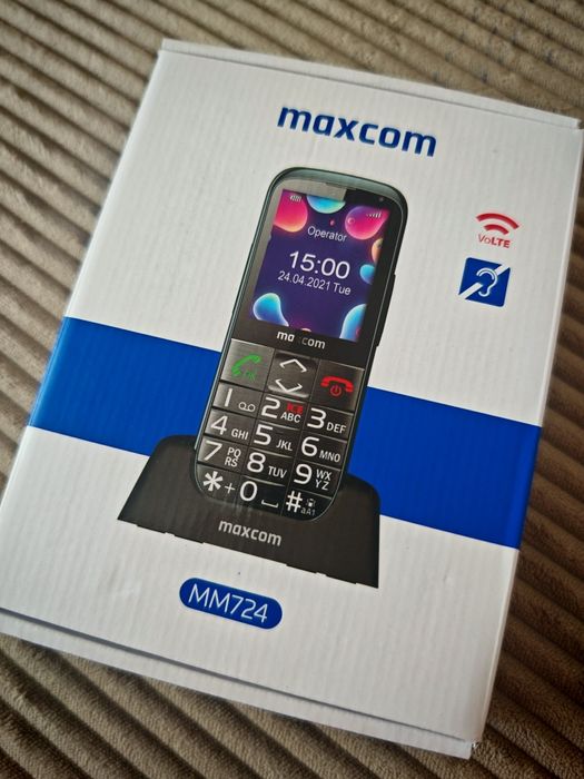Nowy telefon dla seniora MAXCOM MM724