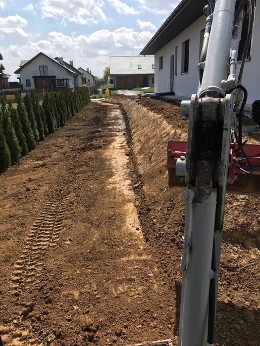 Usługi minikoparką