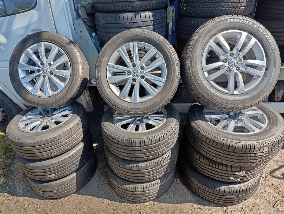 Диски з колесами wv 5/112/r16,Golf 4/5/6/7/8,Pasat B5/6/7/8,Caddy Toura Skoda, Octavia,super BTiguan,8mm літо,
